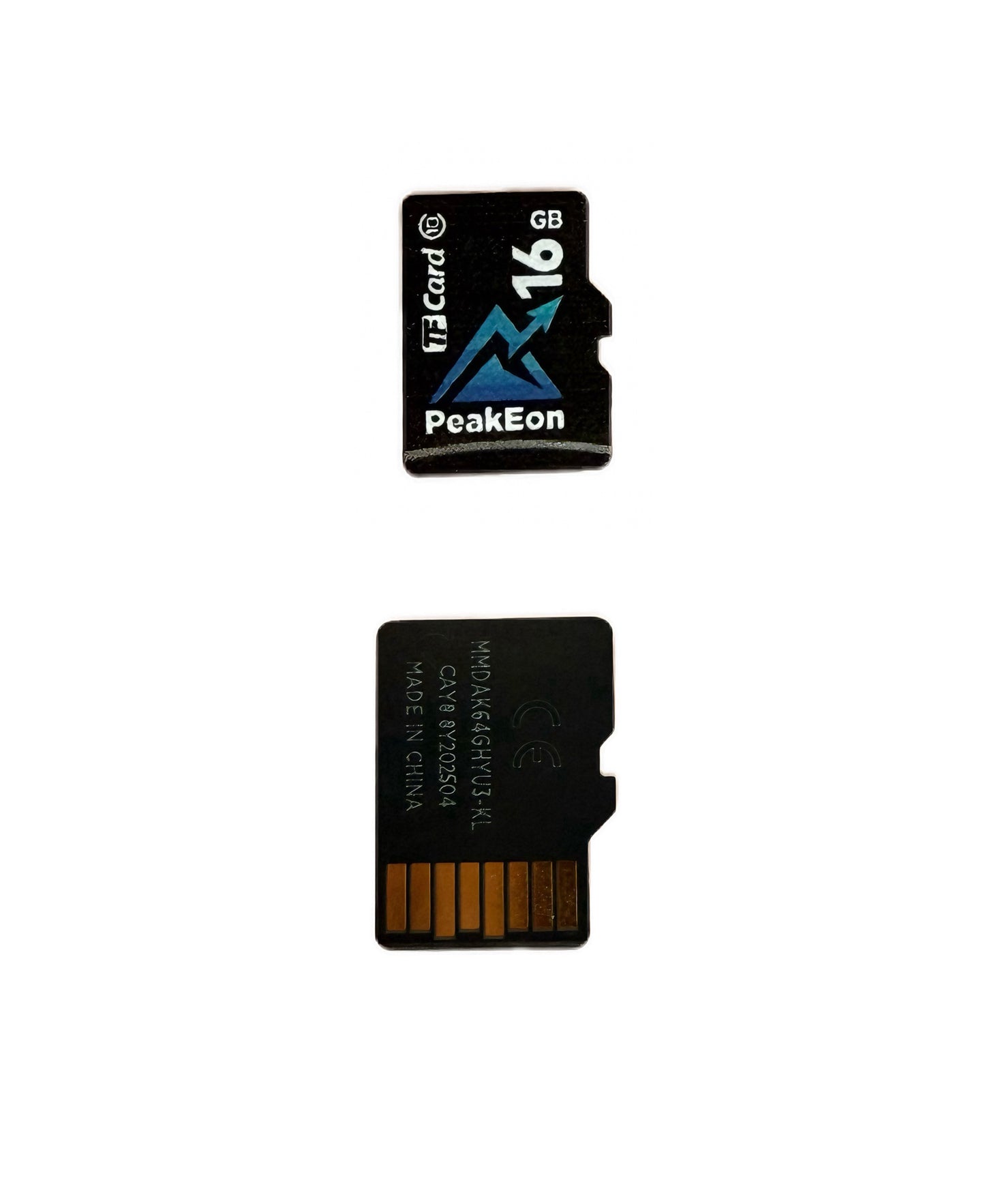 PeakEon MicroSD TF Memory Card,4K/5K UHD, Waterproof, Shockproof,High Speed 130MB/s (16 GB)