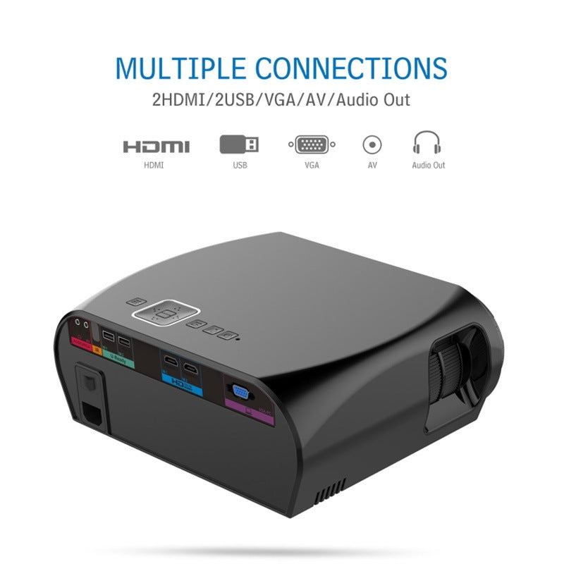 Hot-Selling GP100 Mini Projector for Home, Office & Business | 3500 Lumens, 1280x800 HD, HDMI/USB/VGA