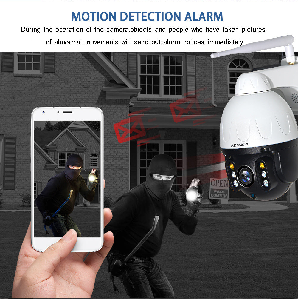 Automatic tracking wireless camera, Waterproof, Motion Detection