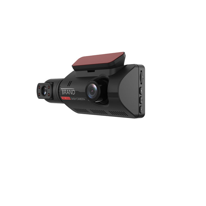 Front HD And Inside Non-Light Night Vision Dual Recording Hidden Driving Recorder 3 Inch IPS Screen,