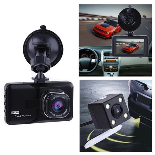 Front and Rear 140 wide-angle portable mini driving recorder