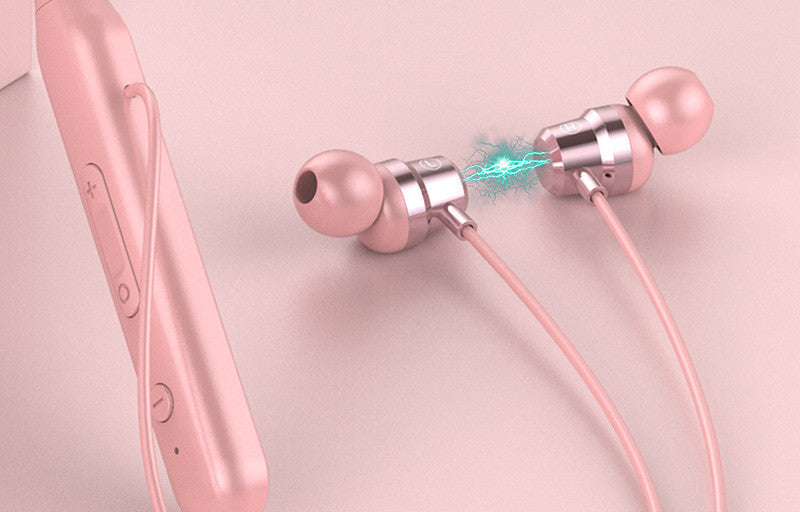 Wireless Bluetooth Neckband Earphones – Magnetic, Waterproof, Stereo Sound