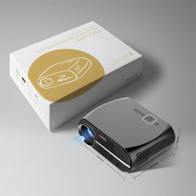 Hot-Selling GP100 Mini Projector for Home, Office & Business | 3500 Lumens, 1280x800 HD, HDMI/USB/VGA