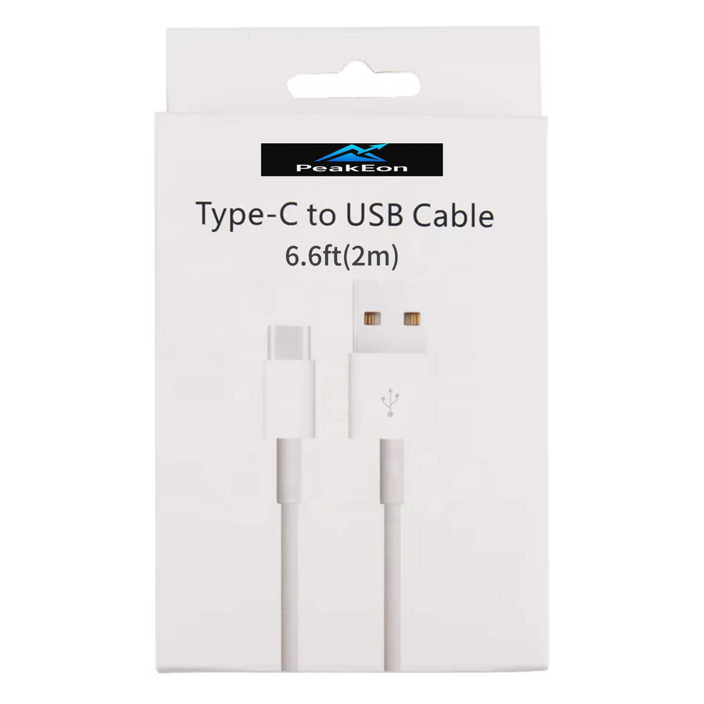 PeakEon 6FT USB A to USB Type C Fast Charging & Data Sync Cable