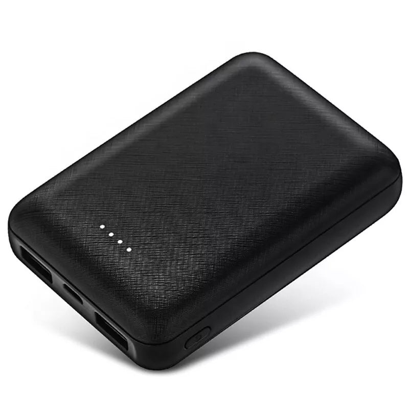Black-White Power Bank 20000mah Charger External Portable Battery Backup For Cell Phone