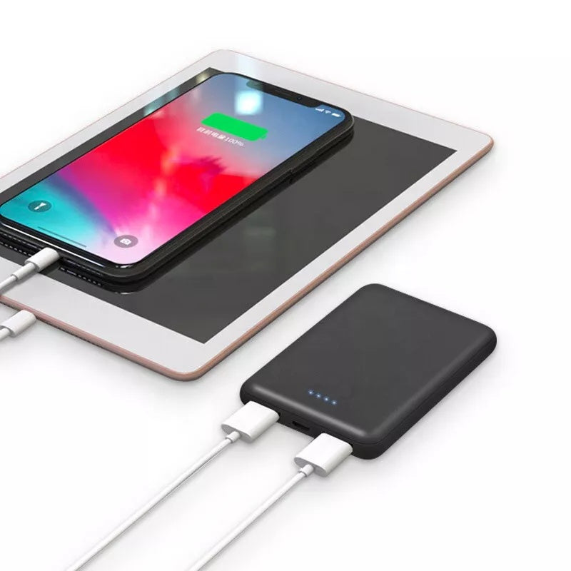 Black-White Power Bank 20000mah Charger External Portable Battery Backup For Cell Phone