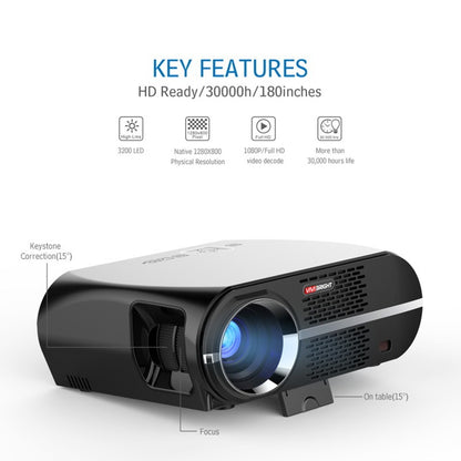 Hot-Selling GP100 Mini Projector for Home, Office & Business | 3500 Lumens, 1280x800 HD, HDMI/USB/VGA