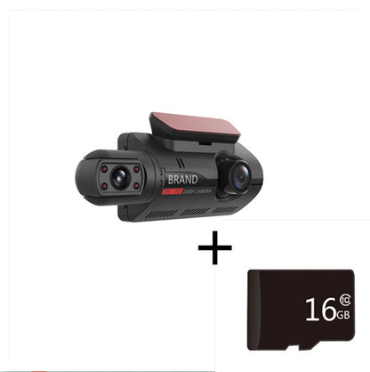 Front  HD And Inside Non-Light Night Vision Dual Recording Hidden Driving Recorder 3 Inch IPS Screen,