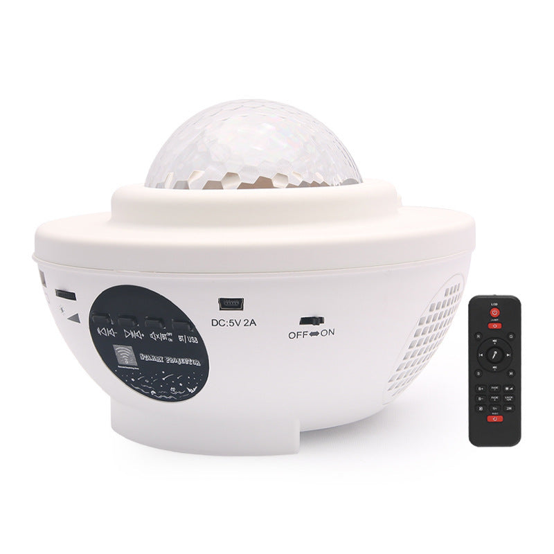 Led bluetooth music projector light