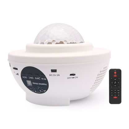 Led bluetooth music projector light