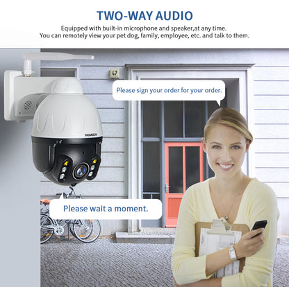 Automatic tracking wireless camera, Waterproof, Motion Detection