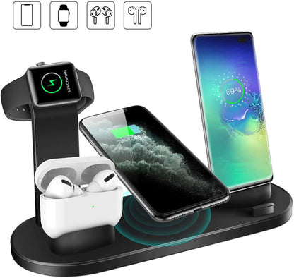 5-in-1 Wireless Charging Station – 15W Fast Wireless Charger