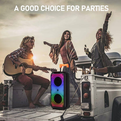 40W Multi Speaker, Light Rhythm Change, Bluetooth Remote Control, Plastic Rod Speaker