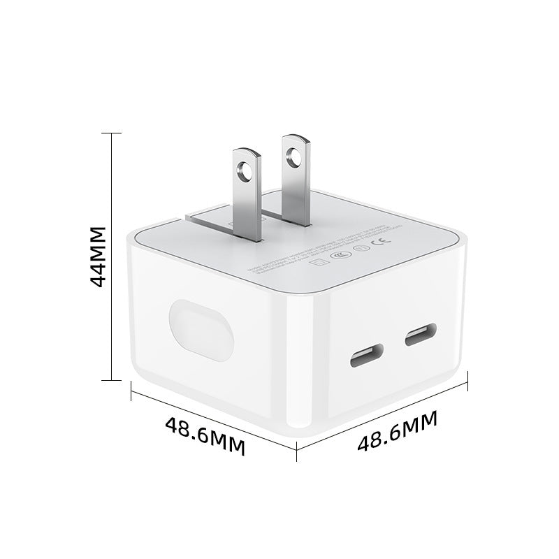 PD35W Dual Port Charging Plug Mobile Phone Charger