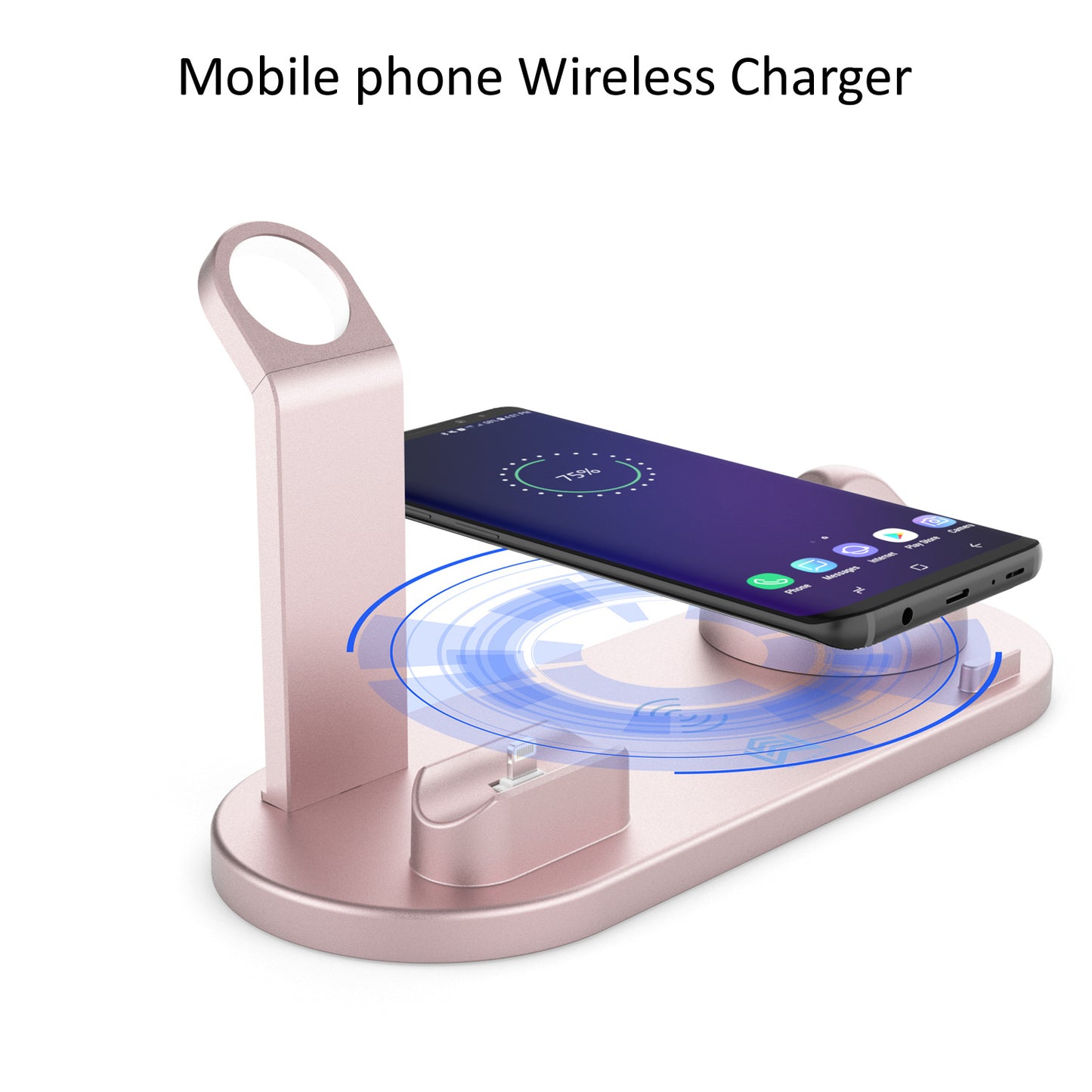 5-in-1 Wireless Charging Station – 15W Fast Wireless Charger