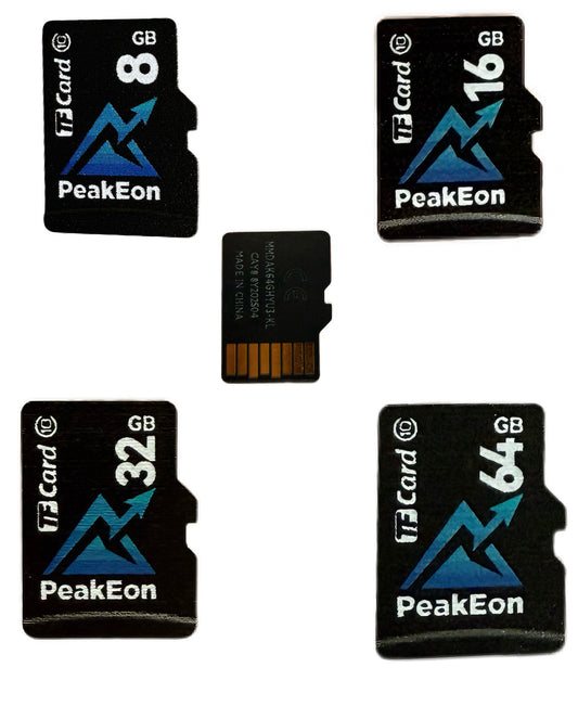 PeakEon MicroSD TF  Memory Card,4K/5K UHD, Waterproof, Shockproof,High Speed 130MB/s (Mix Packs)