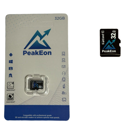 PeakEon MicroSD TF  Memory Card,4K/5K UHD, Waterproof, Shockproof,High Speed 130MB/s (Mix Packs)