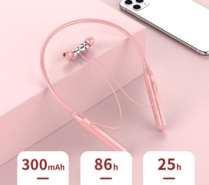 Wireless Bluetooth Neckband Earphones – Magnetic, Waterproof, Stereo Sound