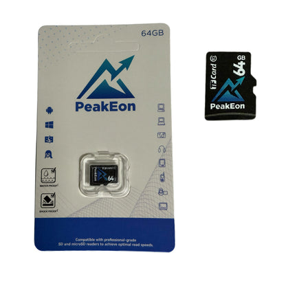 PeakEon MicroSD TF  Memory Card,4K/5K UHD, Waterproof, Shockproof,High Speed 130MB/s (Mix Packs)