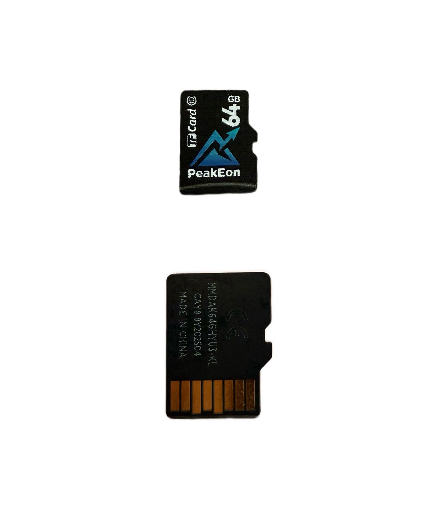 PeakEon MicroSD TF  Memory Card,4K/5K UHD, Waterproof, Shockproof,High Speed 130MB/s (64GB)