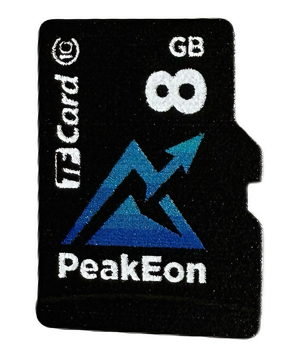 PeakEon MicroSD TF  Memory Card,4K/5K UHD, Waterproof, Shockproof,High Speed 130MB/s (8GB)