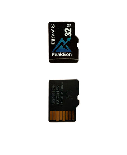 PeakEon MicroSD TF  Memory Card,4K/5K UHD, Waterproof, Shockproof,High Speed 130MB/s (32GB)