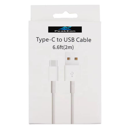 PeakEon 6FT USB A to USB Type C Fast Charging & Data Sync Cable