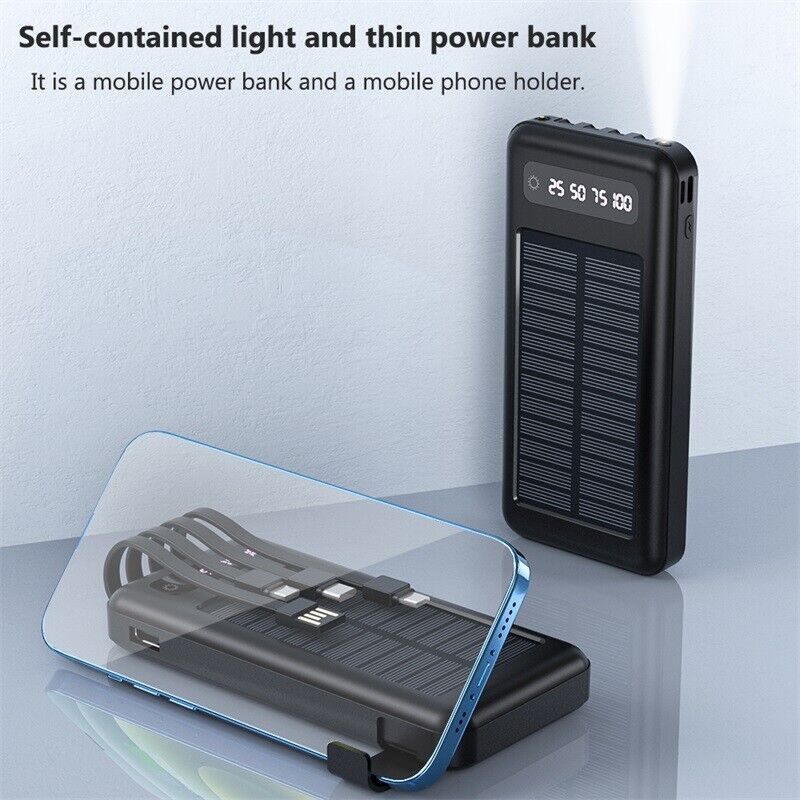 4-wire Fast Charger With Bracket 10000 mAh