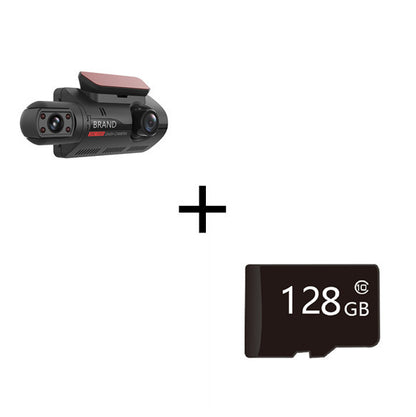 Front  HD And Inside Non-Light Night Vision Dual Recording Hidden Driving Recorder 3 Inch IPS Screen,