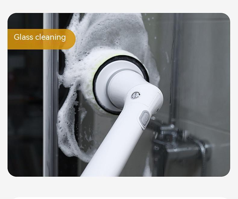 Electric Scrubber Cleaning Brush – Telescopic Handle | Multifunctional | Type-C Charging | Wall & Floor Cleaner