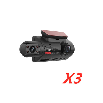 Front  HD And Inside Non-Light Night Vision Dual Recording Hidden Driving Recorder 3 Inch IPS Screen,